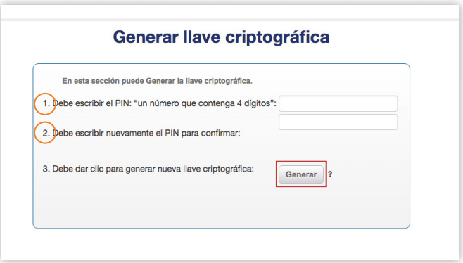 Generación de llave criptográfica para factura electrónica en Costa Rica